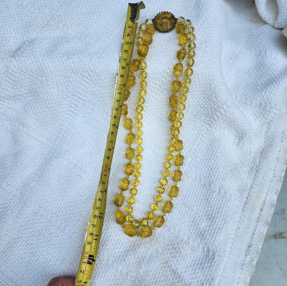 Vintage Sunshine double strand necklace - Picture 2 of 6